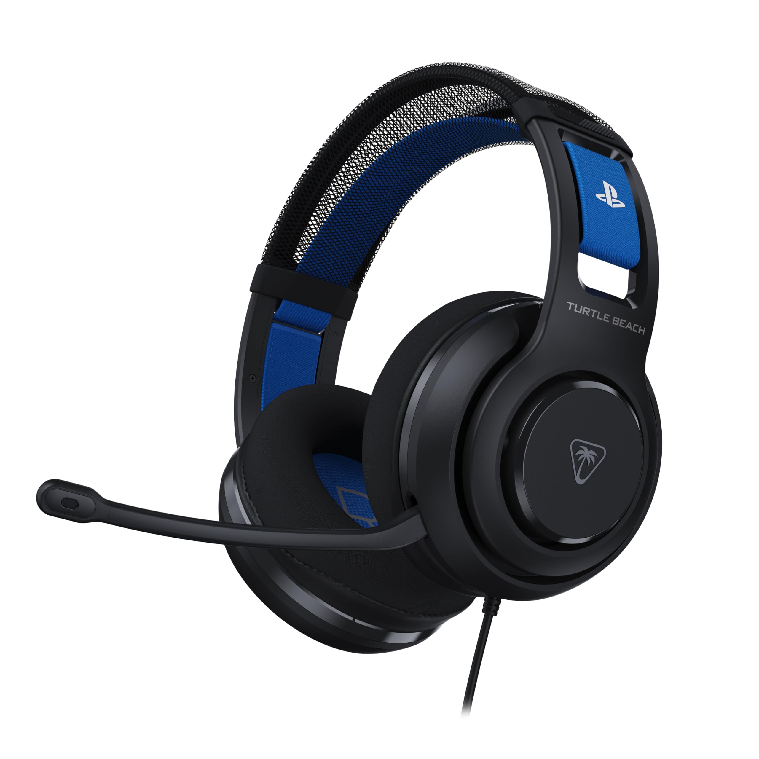 Turtle Beach Atlas 200 Black Wired Gaming Headset für PS5 und PS4 - Offiziell lizenziert für PlayStation